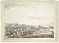 Hastings from the top of Mr. Wenhams House c1784